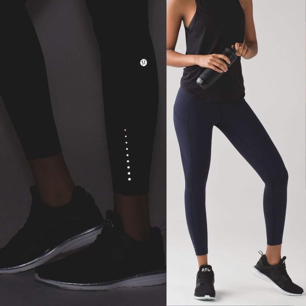 Lululemon - Fast & Free 7/8 Tight Leggings W5AMTS | Midnight Navy Blue | Size 4
